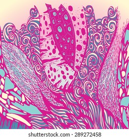 Bright pink abstract vector illustration, background