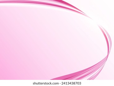 Bright pink abstract wave background