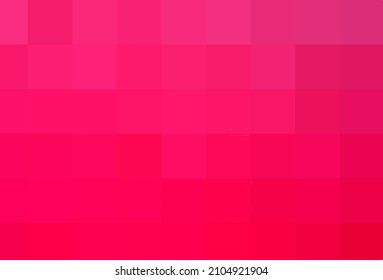 Bright pink background. Geometric texture of burgundy squares. Abstract pixel bordo backdrop, space for your design or text. Crimson background for branding, calendar, card, banner, cover, header