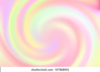 Bright pink background with soft colorful swirl. Vector illustration for your graphic design.