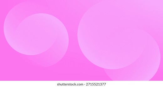 bright pink background with white transparent circle gradient shape