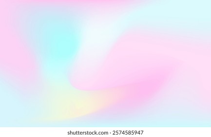 Bright Pink and blue Gradient. Intense Romantic Tones with Thick Flow and Smooth Texture. Dynamic Abstract Design for Modern Projects.