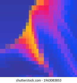 Ilustración poligonal vectorial azul rosa brillante, que consiste en rectángulos. Diseño rectangular para su negocio. Fondo geométrico creativo en estilo Origami con degradado. Ilustración del vector