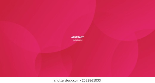Bright pink circle background with pink liquid shapes in the background. Abstract vector liquid composition.