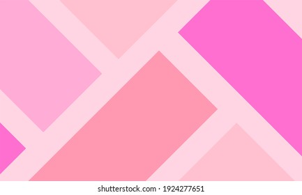 Bright pink color flat background. With a square pattern. Can be used as a background, banner, cover, layout etc.