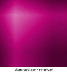bright pink color geometric background consist of low poly triangle. vector illustration
