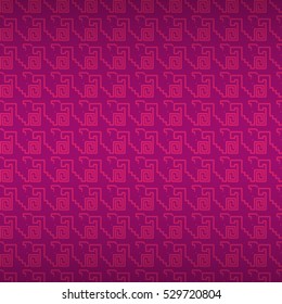 Bright pink fancy seamless pattern background in liner style. Plain tessellated repeatable backdrop.