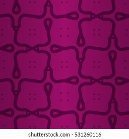 Bright pink geometrical seamless pattern background in alien style.