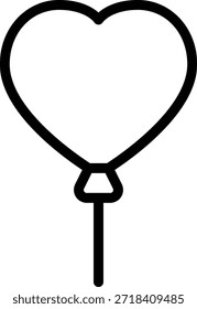 Bright pink heart-shaped balloon suitable for celebrations, romantic events, or marketing designs.