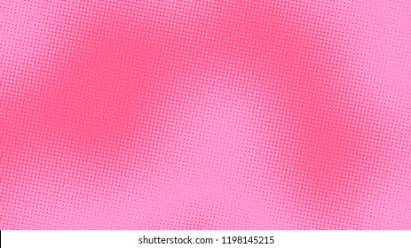 Bright pink magenta pop art background with halftone in retro comic style, vector illustration HD eps10