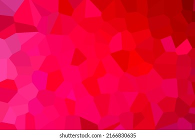 Bright pink mosaic background. Texture of geometric squares for poster, branding, calendar, card, banner, cover, space for your design or text.