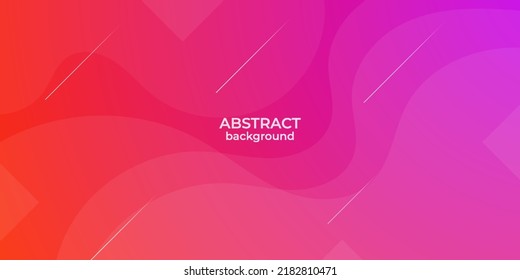 Plantilla vectorial rosa y naranja brillante con un patrón simple. Diseño frío sobre fondo abstracto con gradiente colorido. Nuevo diseño para anuncios, afiches, banner de su sitio web.Eps 10 vector