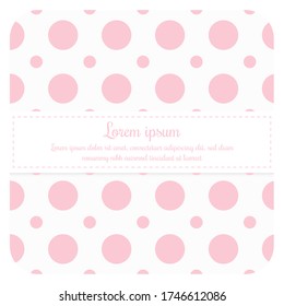 Bright pink pastel circle patterns. - abstract pink geometric background design. - vector illustration.