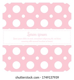 Patrones de círculo pastel rosa brillante. - diseño de fondo geométrico rosado abstracto. - ilustración vectorial.