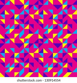 Bright pink pop pattern