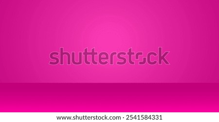 Bright Pink Studio Background. Minimal. Vector Illustration. Abstract Business Wallpaper. Wall Backdrop