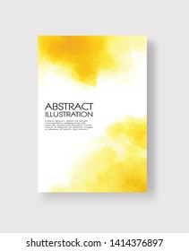 Bright pink textures, abstract hand painted watercolor banner, greeting card or invitation templates, vector illustration.