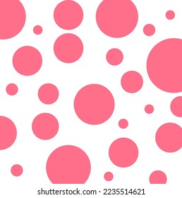 Hellrosa Vektorgrafik mit Flecken. Abstrakte Illustration mit rosafarbenen Kreisen in farbigem Stil. Muster für schöne Websites. rosafarbene helle Vektorgrafik, moderner Kreis, geometrischer abstrakter Hintergrund