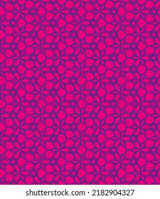 Patrón transparente rosa-violeta brillante con motivos florales abstractos. Diseño para impresión de tela. Ilustración del vector