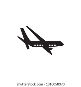 bright plane vector ilustration icon design logo templat
