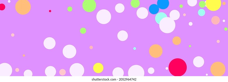 Bright Play Bordo Blue Children Pattern. Yellow Color Circles Violet Dark Pastel Design Pic. Green Kids Red Rainbow White Indigo Textile. Multicolor Beige Pink Vibrant Purple Background.