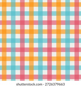 Brillante y juguetón Gingham Patter