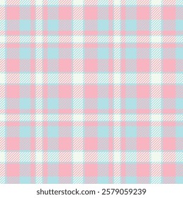 Bright and playful powder blue plaid for kidswear