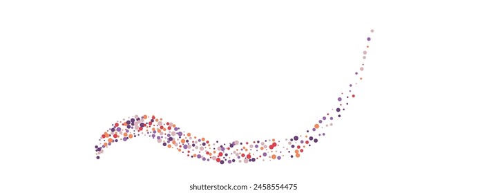 Bright Polka Background White Vector. Circle Carnaval Design. Multicolored Decor. Colorful Element Fiesta. Confetti Flying Illustration.