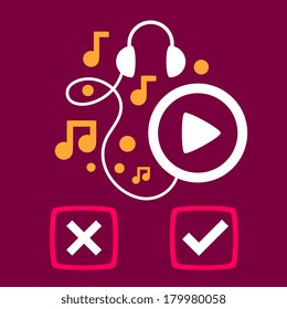bright poll of music.