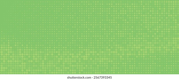Bright pop art background in green and yellow colors dot haltone retro style, vector illustation full hd