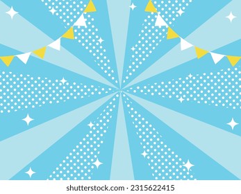 
Bright Pop Sunburst and Sparkling Background Illustration