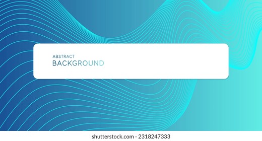 Afiche luminoso con olas dinámicas. Ilustración vectorial moderna.