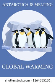 Bright Poster On Topic Global Warming Stock Vector (Royalty Free ...