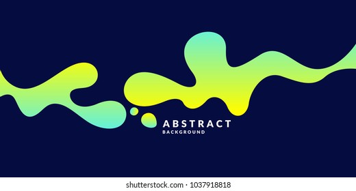 Bright poster with splatter. Vector illustration minimal flat style Bright poster with splatter. Vector illustration minimal flat style