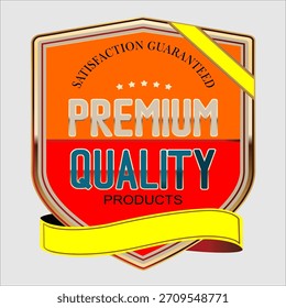 Bright product label design in high resolution for editable digital projects