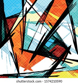 bright psychedelic pattern for your design quality vector illustration