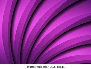 Bright purple abstract waves elegant background. Vector design