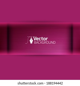 Bright purple banner