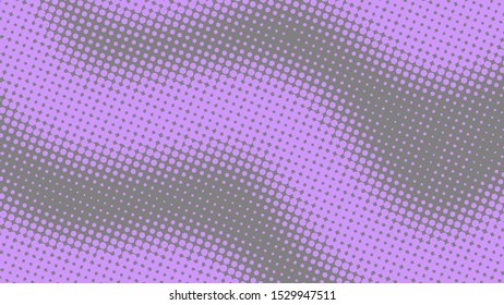 Bright purple and mauve pop art retro background with halftone dots in comic style, vector illustration eps10