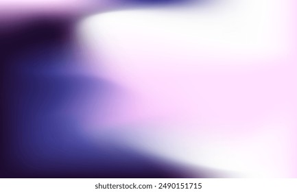 Bright purple and pink holographic background. Abstract violet liquid gradient creative banner. Blurred soft blend color gradation minimalist background. Vector illustration.