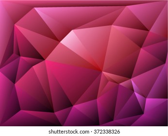 Bright purple polygon abstract background.Vector EPS 10 illustration.