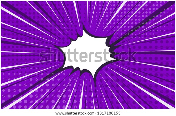 Bright Purple Striped Retro Comic Background Stock Vector (Royalty Free ...
