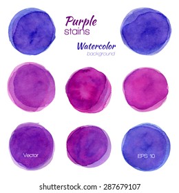 7,038 Purple watercolour circle Images, Stock Photos & Vectors ...