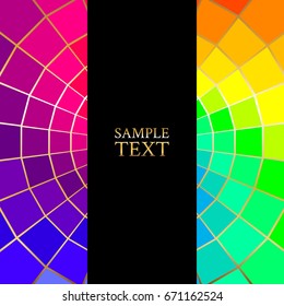Bright, rainbow, abstract background
