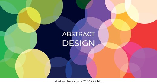 Bright rainbow abstract background, banner