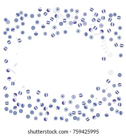 A bright rainbow colored confetti background. Colorful watercolor dots Modern simple style. Design for postcards, invitations. Vector illustration 