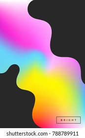 Bright rainbow colors. Vibrant background. Yellow blue and violet color