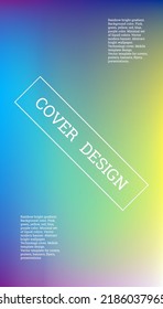 Bright rainbow gradient. Background design. Pink, green, yellow, red, blue, purple color. Minimal set of liquid colors. Vector modern banner. Abstract bright wallpaper. Technology cover. Mobile templa