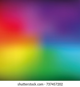 Bright rainbow mesh vector background