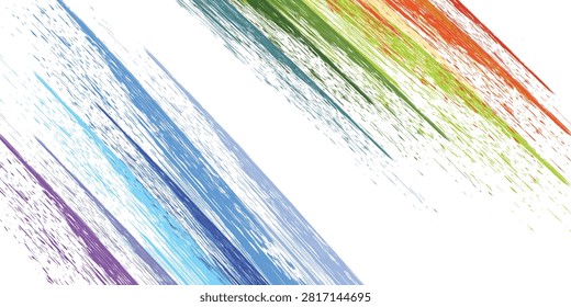 Bright rainbow paint streaks forming an abstract background ideal for artistic, creative, design, and colorful visual content